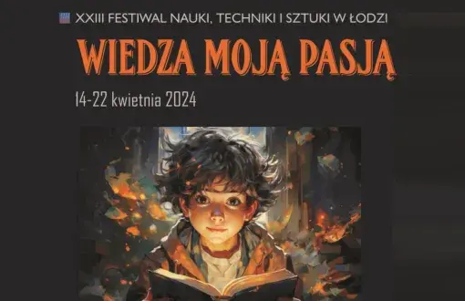 Grafika promująca 23. Festiwal Nauki, Techniki i Sztuki