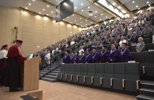 Aula prof. Paryjczaka wypełniona gośćmi, fot. Tomasz Wochna