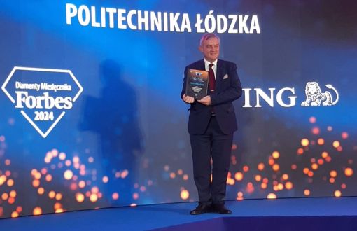 TUL rector Prof. Krzysztof Jóźwik attended the gala of the Forbes Diamon Award