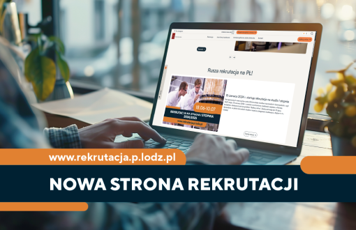Grafika promująca nową stronę rekrutacji