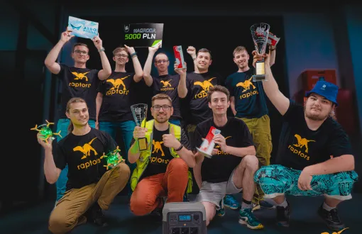 Raptors team with prizes won in the competition