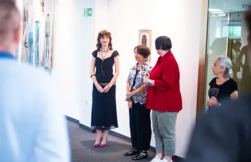 Otwarcie wystawy Towary w Bibli-Art na PŁ, fot. Marcin Szmidt