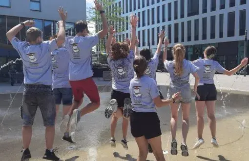Young volunteers from the Children's University of TUL 
