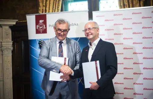 prof. Krzysztof Jóźwik (from left) and Andrzej Szymanowski member of the Board of Directors 