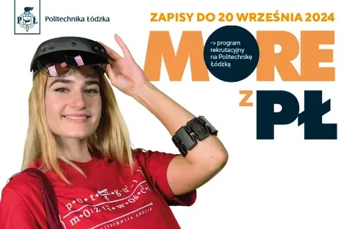 Baner reklamujący program MORE z PŁ