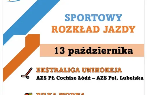 Sportowy rozkład jazdy