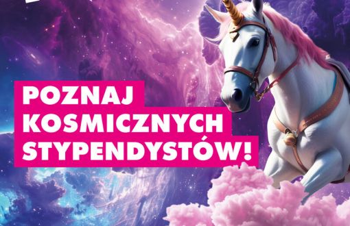 Grafika do konkursu Kosmiczne stypendia