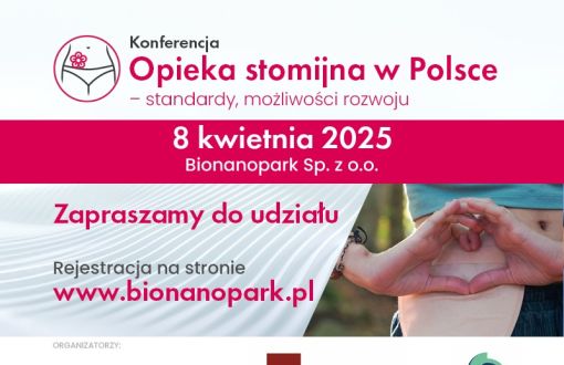 Grafika do konferencji Opieka stomijna w Polsce