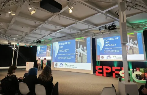 Presentation of the project by the GUST team.Photo: GUST archives