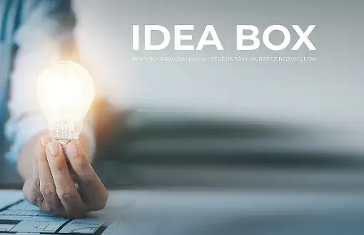Grafika promująca projekt IDEA BOX