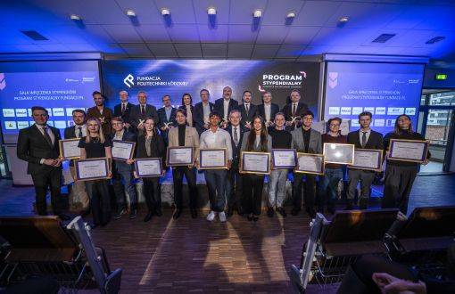 Scholarship recipients and scholarship patrons, photo: Marcin Szmidt